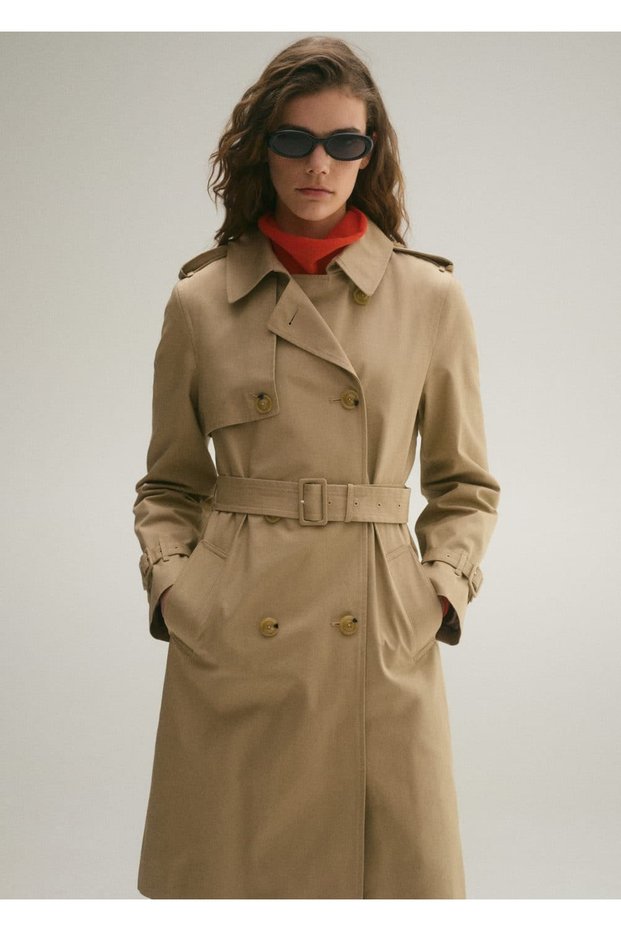 Classic Belted Trench Coat