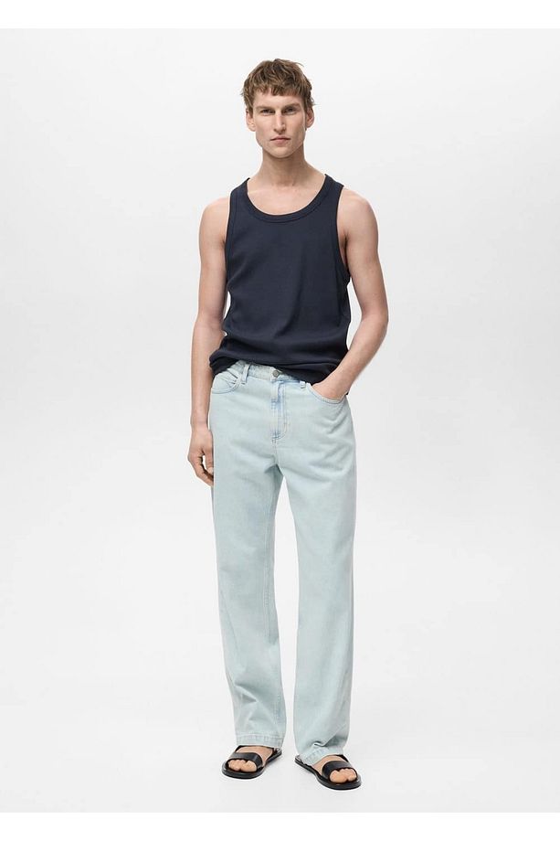 Slim fit pamuklu atlet - 2