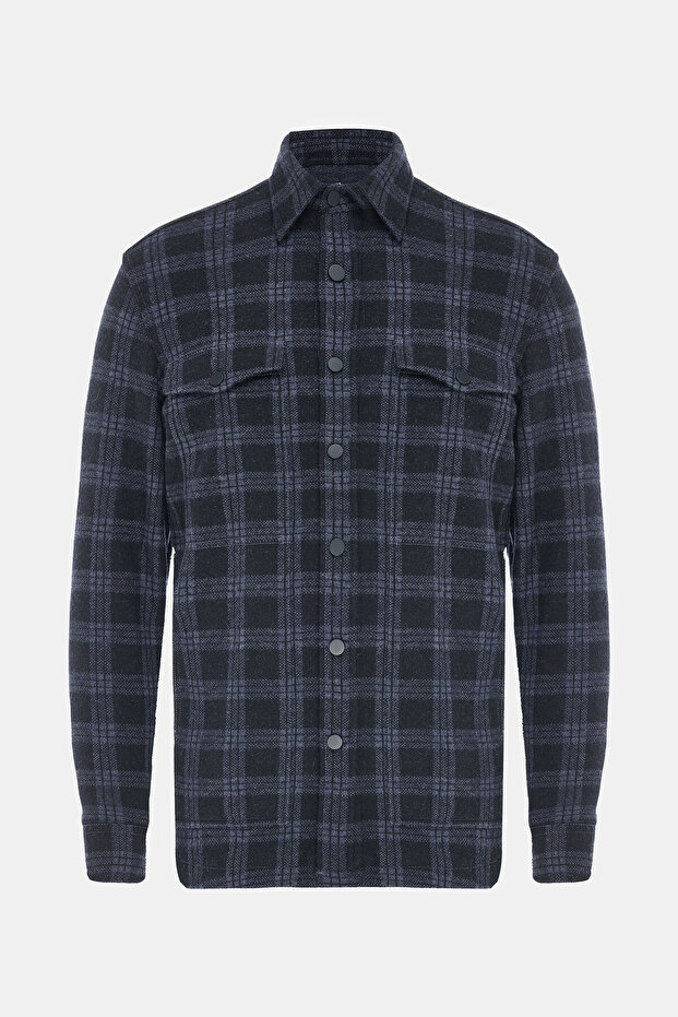 ANTRASİT DÜĞMELİ CEKET - 2