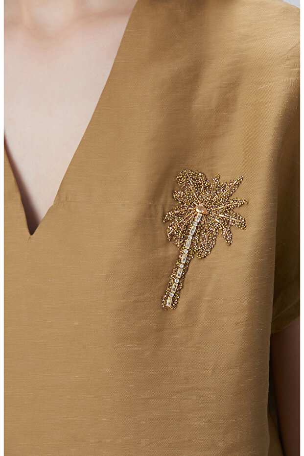 Limited Yağ Yeşili Bluz - 6