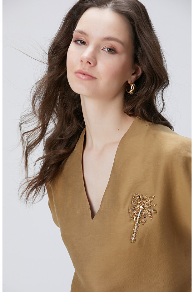 Limited Yağ Yeşili Bluz - 2