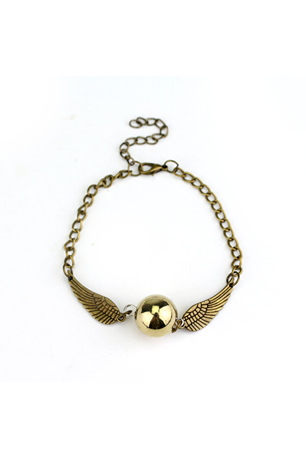Harry Potter Harri Golden Snitch Bracelet Potter Multi Wings Snitchs Owl Hedwig Layer Handmade Brace - 1