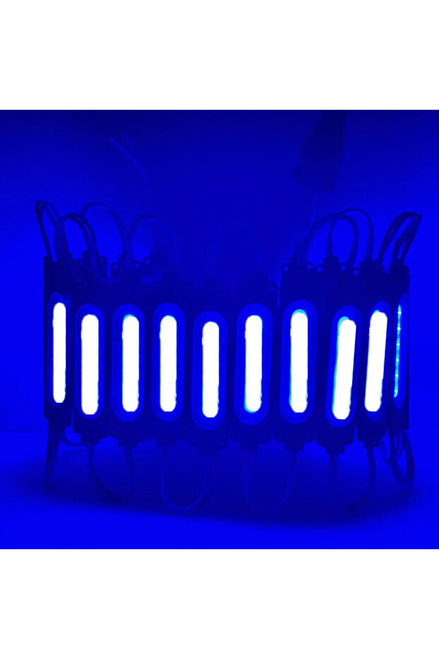 شريط إضاءة خلفي قابل للطي من COB مقاوم للماء IP65 أزرق 20/مجموعة من مصابيح RGB المتدفقة 12 فولت وحدة LED مميزة