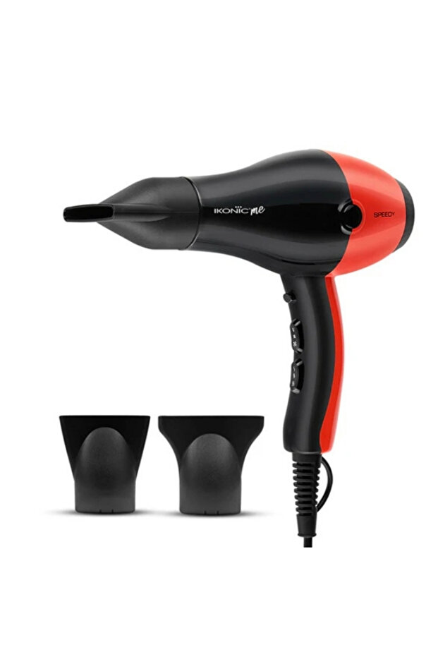 Ikonic Hair Dryer - Speedy (RED AND BLACK)