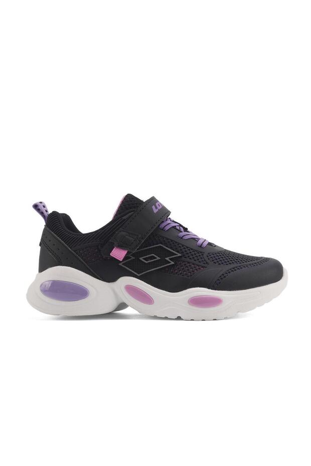 Amaya g Ps 4Pr Black Girls' Sports Shoes