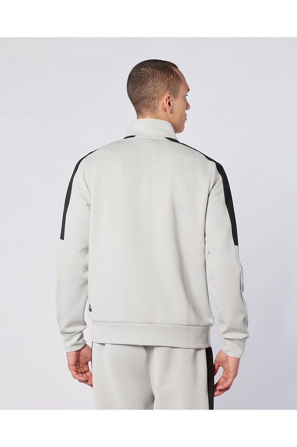 Moste Full Zip Erkek Gri Regular Fit Fermuarlı Eşofman Üstü - 3