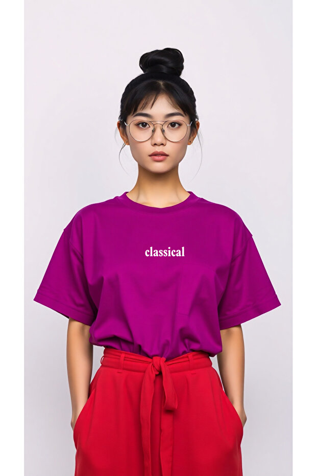 Classical Printed Oversize Tshirt - 1