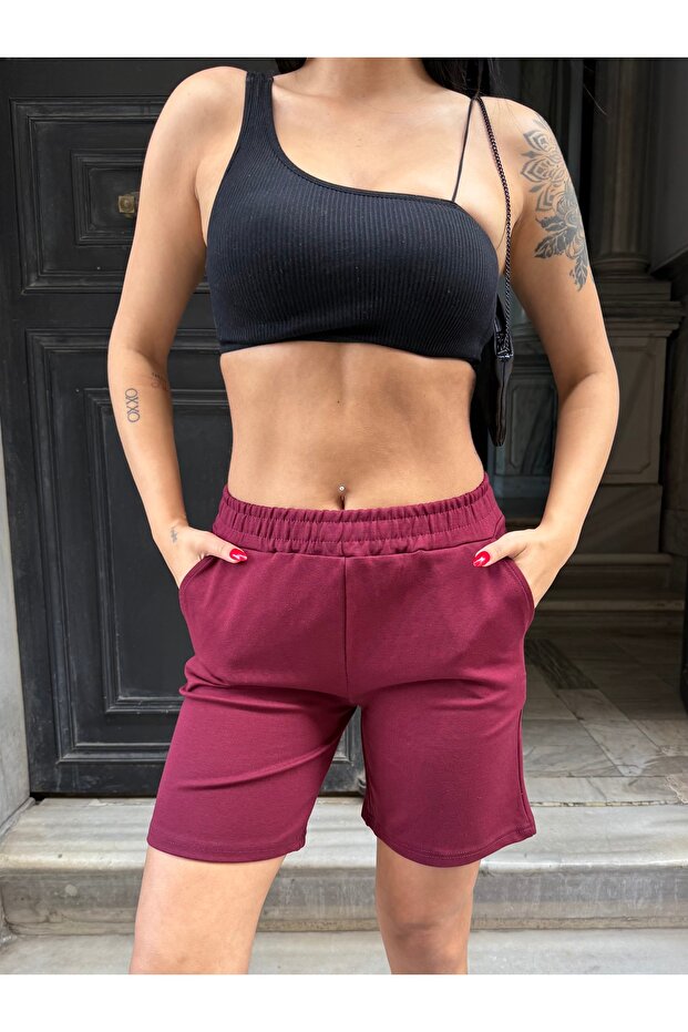Bel Lastikli Rahat Şort - 6