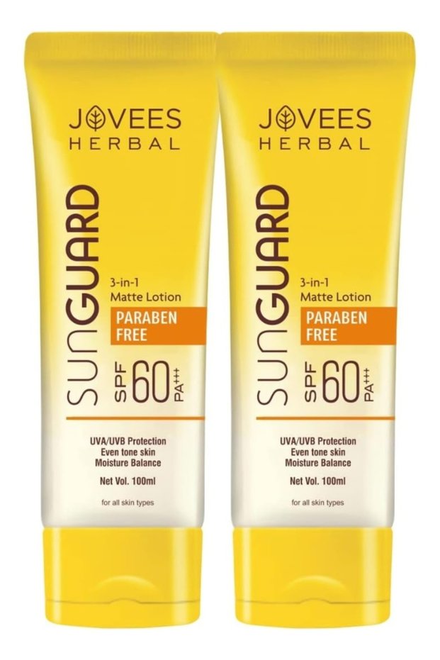 Herbal Sun Guard Lotion SPF 60 PA+++ Broad Spectrum | 3 in 1 Matte Lotion | UVA/UVB Protectio