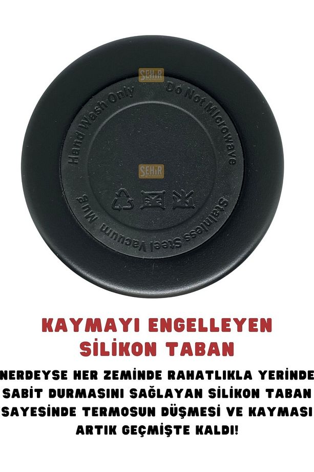 Beşiktaş Çelik Termos Bardaklı Kapak Siyah 650 Ml - 3