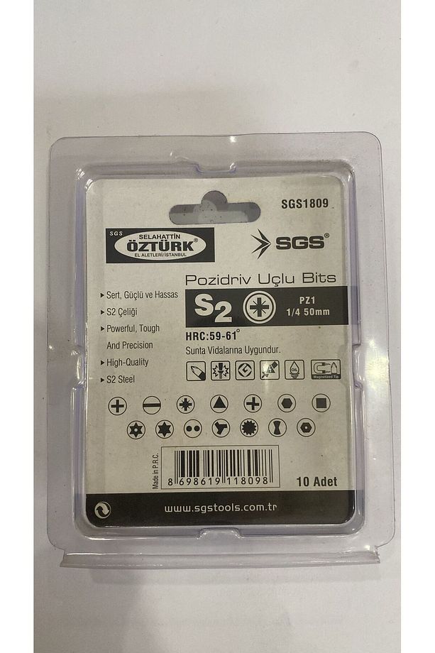 POZİDRİV UÇLU BİTS 1/4 50 MM - 3