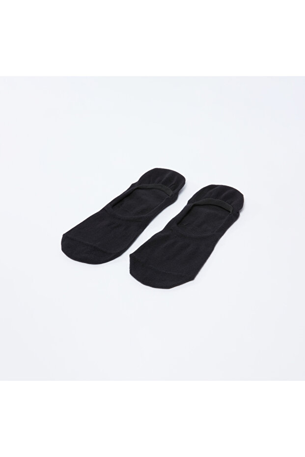 Textured No Show Socks