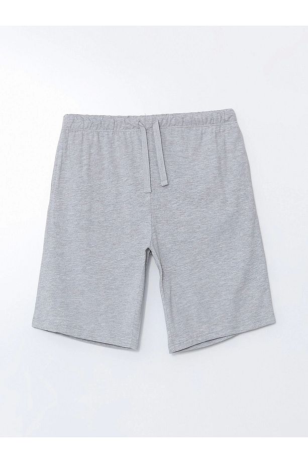 Mavi Standart Kalıp Erkek Şortlu Pijama Takımı - 8