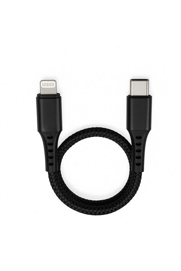 iPhone ile Uyumlu Data ve Şarj Kablo, Type-C to Lightning Kablo, 29 cm Uzunluk ZR51 - 1