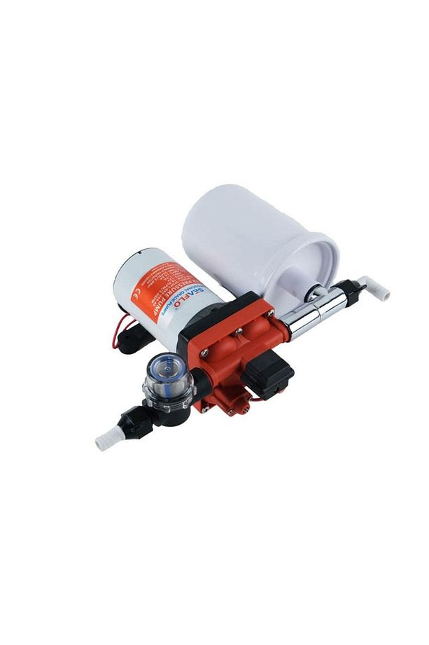 12 Volt 2 Lt Tanklı Otomatik Tekne, Karavan Hidroforu 18.9 Lt/Dk 3.7 Bar - 3