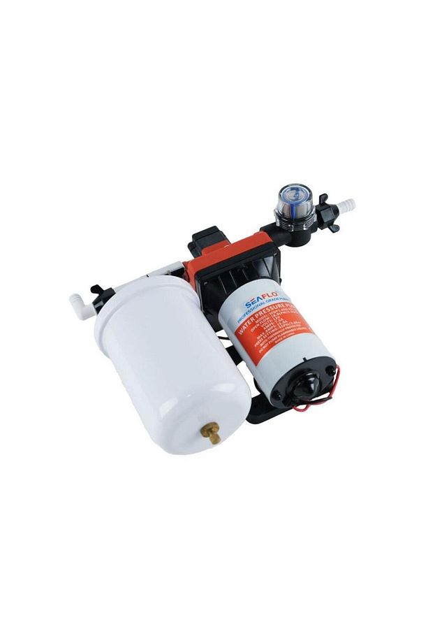 12 Volt 2 Lt Tanklı Otomatik Tekne, Karavan Hidroforu 18.9 Lt/Dk 3.7 Bar - 4
