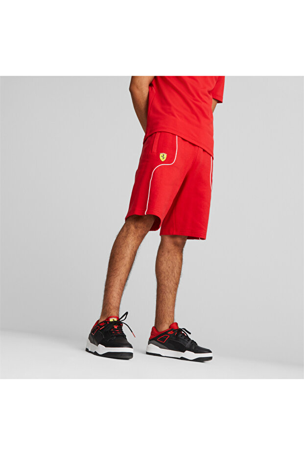 Mens Scuderia Ferrari Race Shorts - Red
