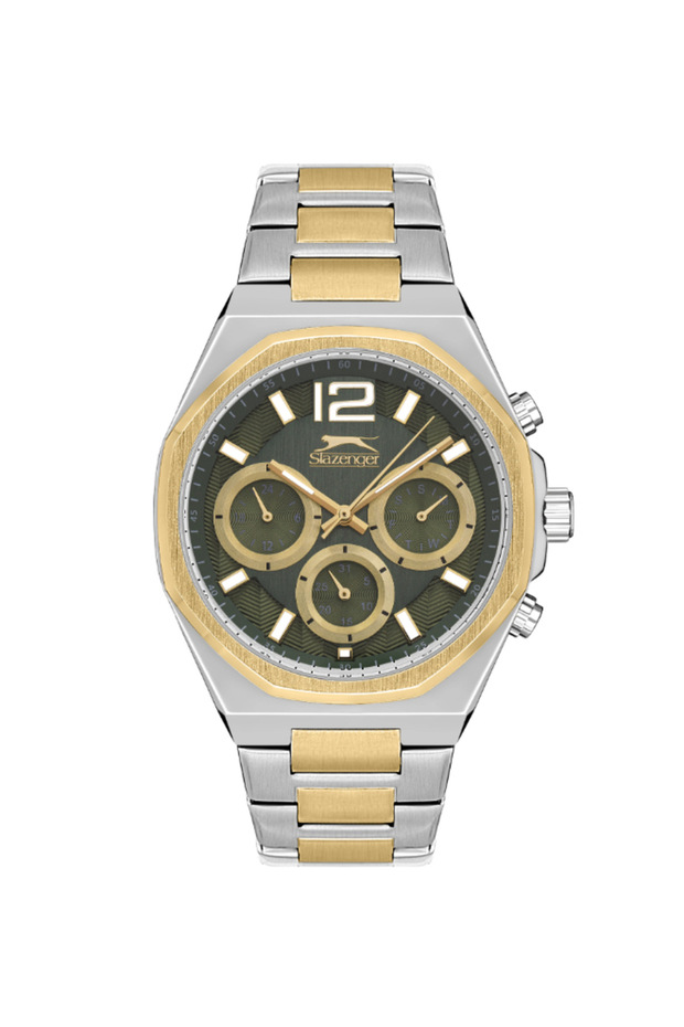 Slazenger Men's Multi Function Green Dial Watch - SL.9.2106.2.06