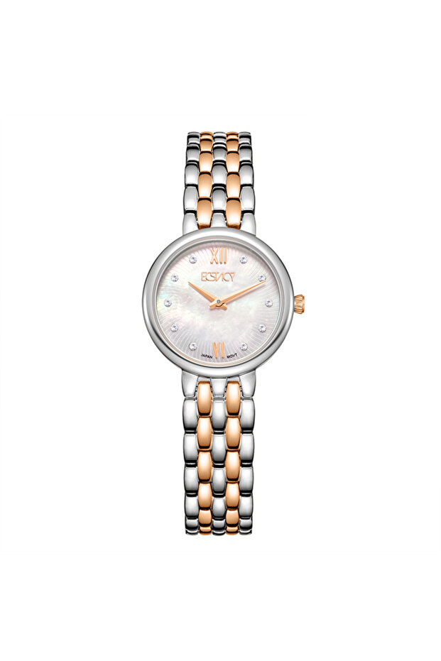 Women's Analog White Dial Watch - E23510-KBKM
