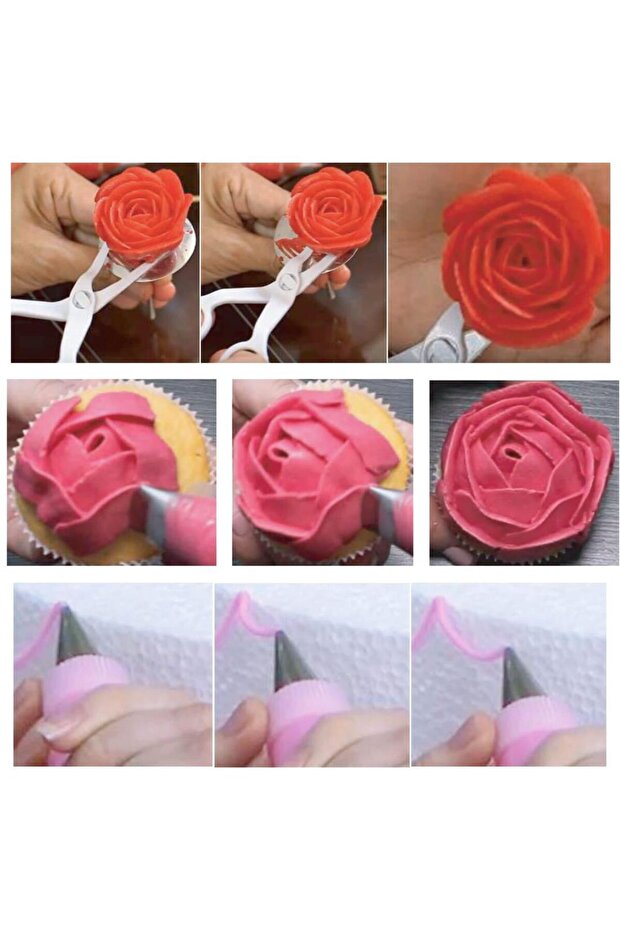 cake and cupcake decorating set, 37 elements, multicolored - 7