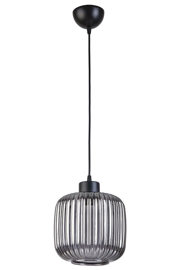 Mark Modern Tasarım Salon Mutfak Yatak Odası Cafe Füme Camlı Tekli Avize - 1
