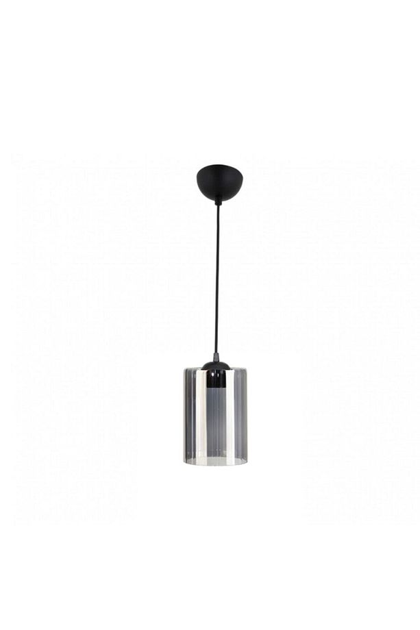 Salon - Mutfak - Yatak Odası Modern Füme Camlı Tekli Avize - 1