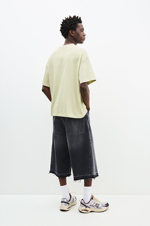 Kısa kollu boxy t-shirt - 4