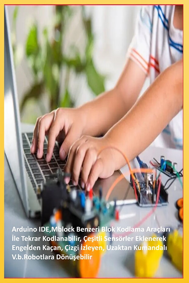 Bluetooth Kontrollü Robot Hazır Proje Okul Projesi Meb Tübitak Yarışma - 3