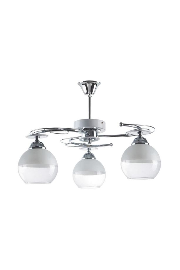 Karel 3 Lü Salon - Mutfak - Yatak Odası Modern Krom Camlı Avize - 1