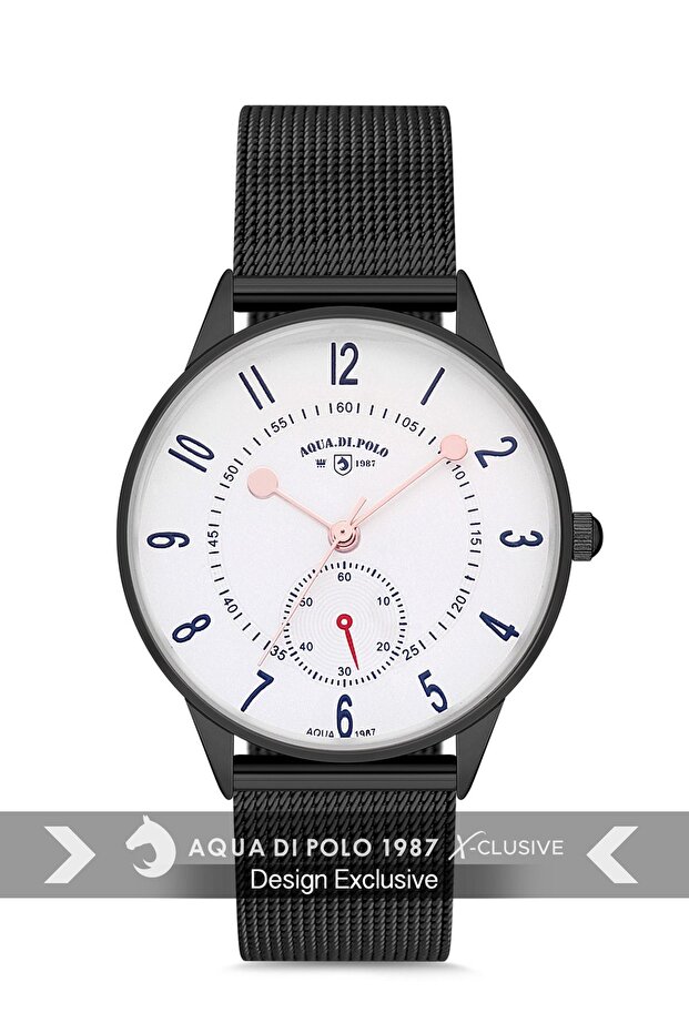 Aqua Di Polo 1987 Siyah Kadın Hasır Kol Saati