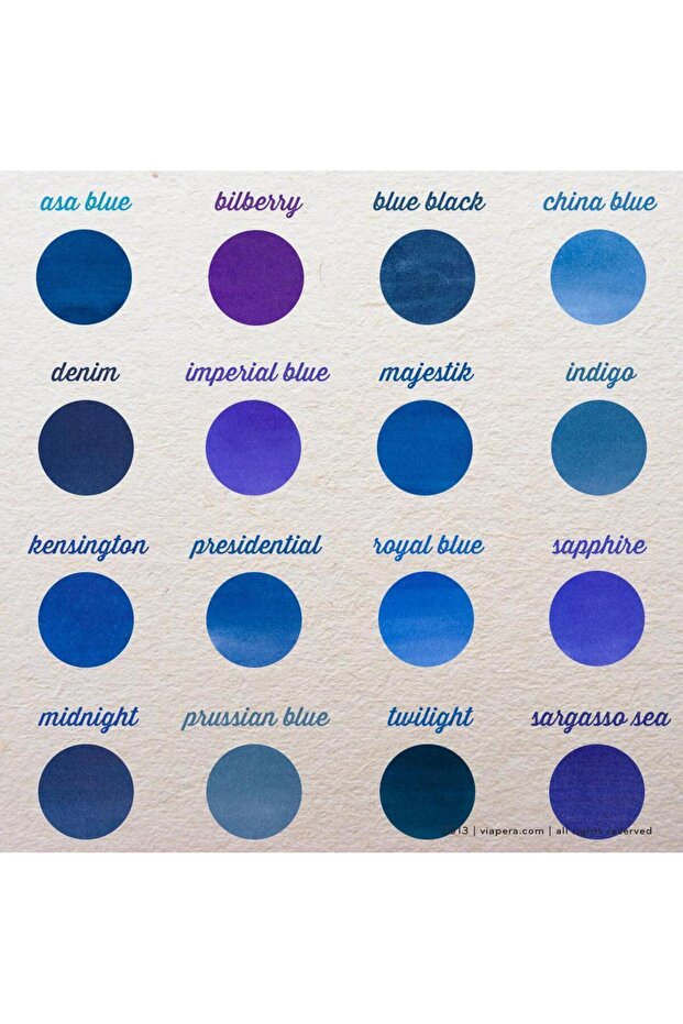 Dolmakalem Mürekkebi 30 ml Indigo - 3