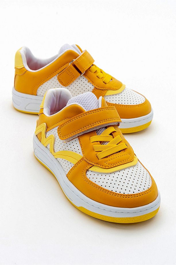 Erkek Çocuk Sarı Sneaker Ayakkabı - 1