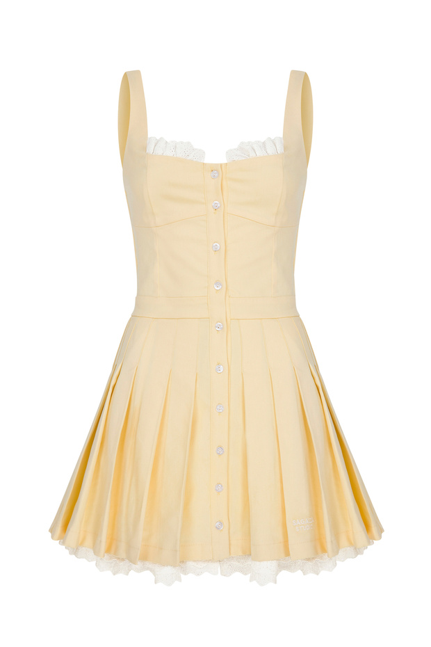 Rochie mini plisată SS6048 - 5