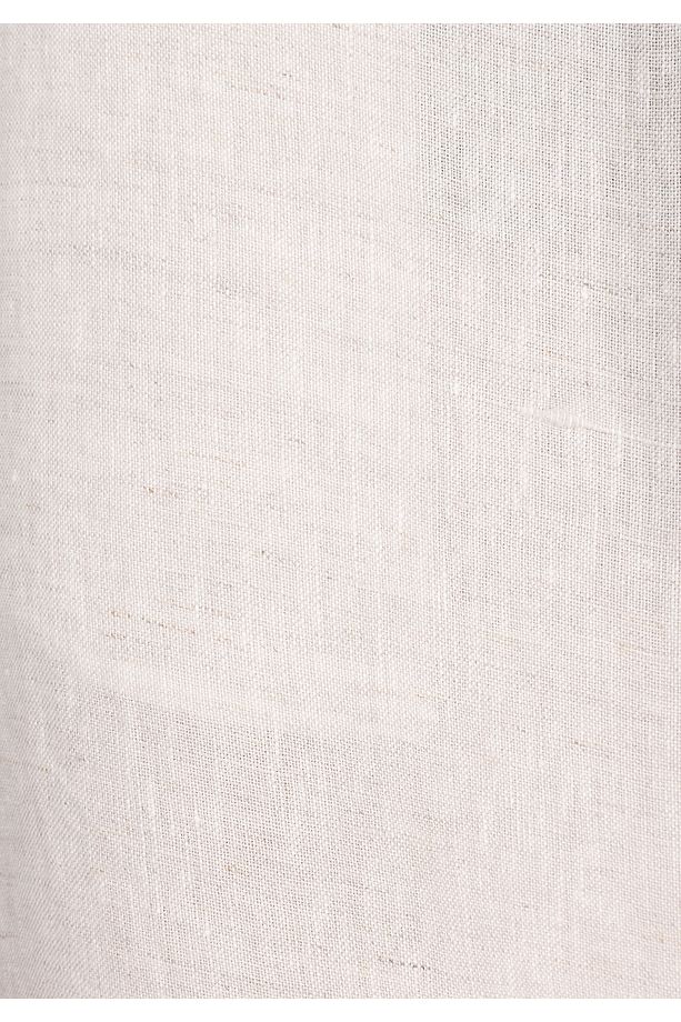 Regular Fit Orta Bel Düz Erkek Keten Karışımlı Taş Şort - 6