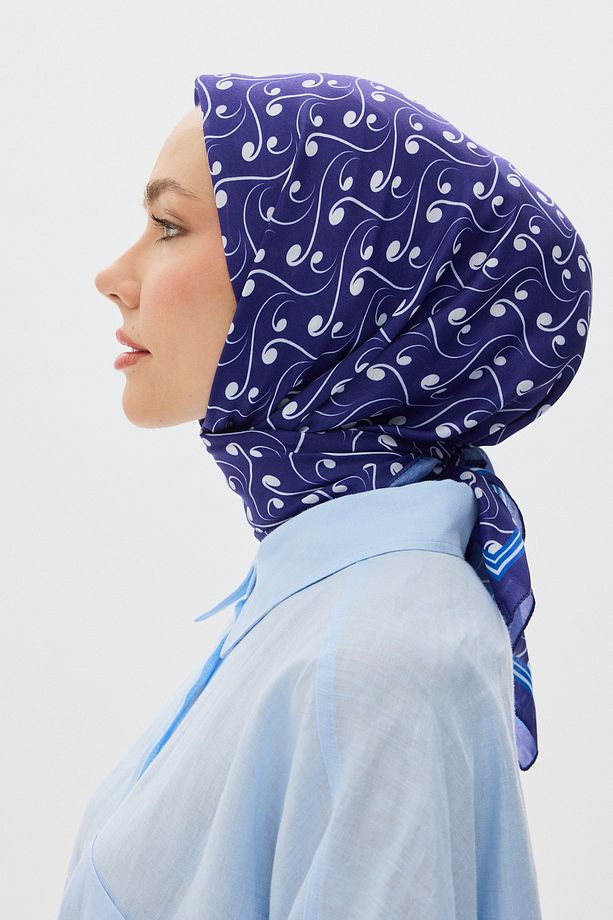 Moon Koleksiyonu Pamuk Soft Eşarp - 4