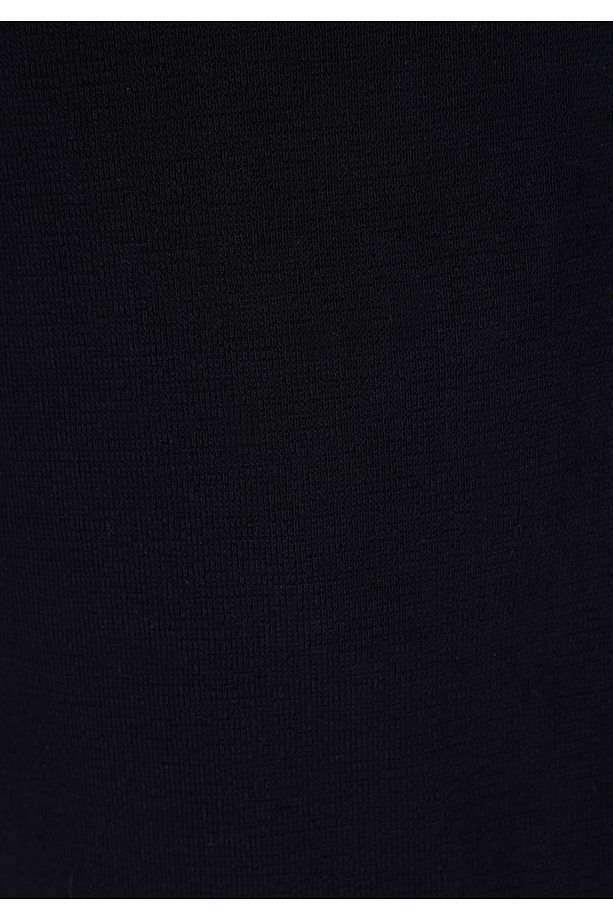 Regular Fit Orta Bel Düz Erkek Siyah Şort - 6