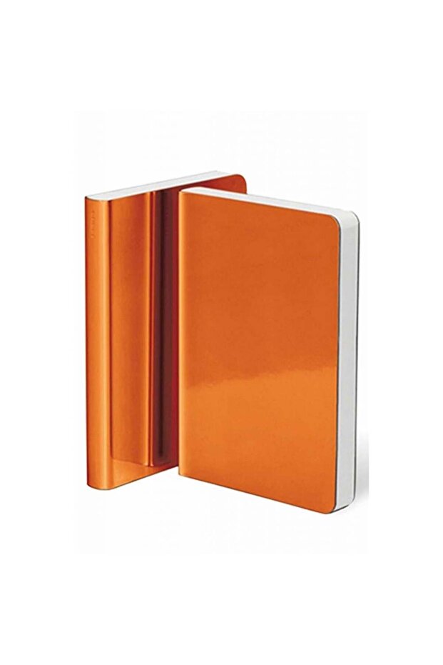 S Shiny Starlet Orange Dotted Notebook