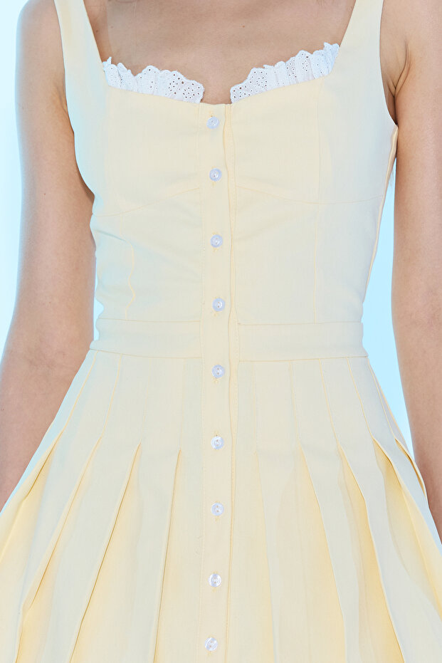 Rochie mini plisată SS6048 - 3