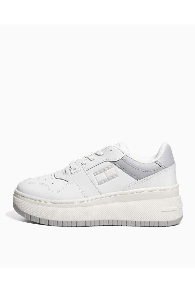 Retro Basketball Flatform Patent Women's Sneaker