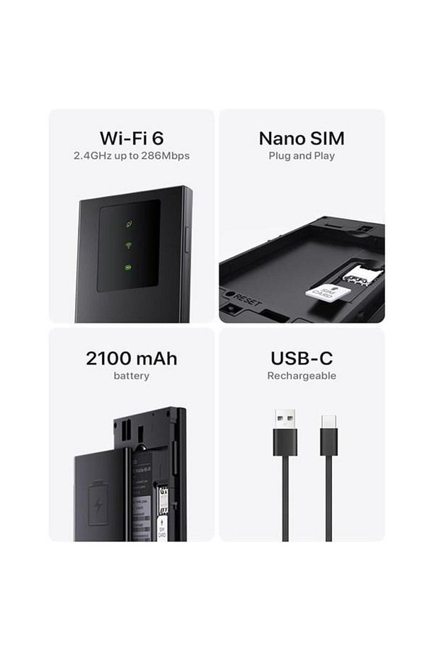 Mf3 4g Lte Wıfı6 Bataryalı Taşınabilir Mobil Router - 4