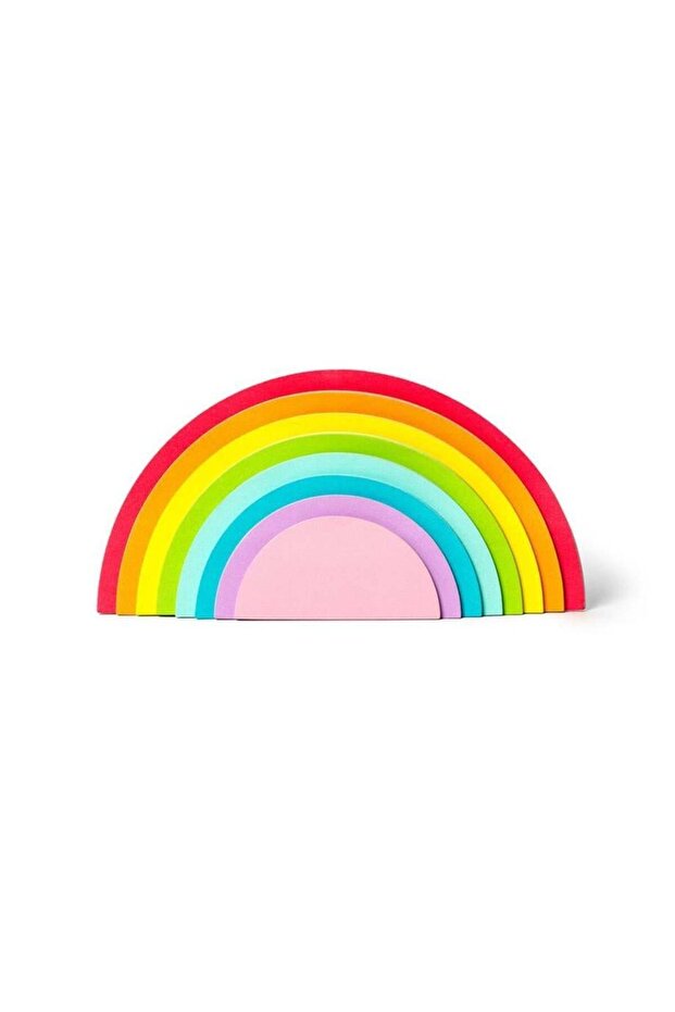 حامل مذكرة لاصقة قوس قزح