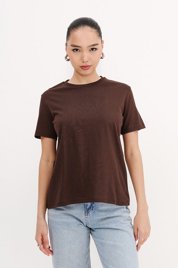 Bisiklet Yaka Basic T-shirt P4322-W5 - 6