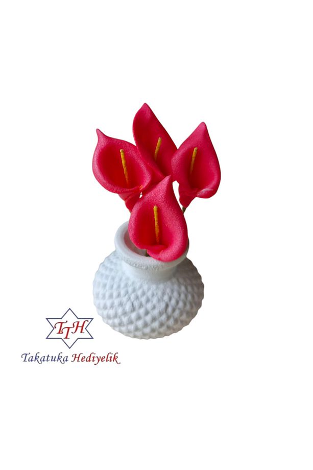 Üçlü Dekoratif Mini Set Gala Çiçekli 4x7cm - 4