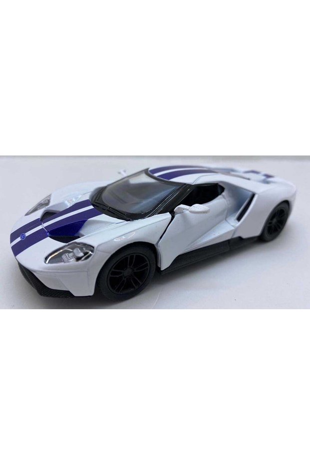 Macheta Ford GT with Stripes alb