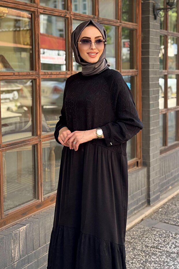 Elbise 7033 Siyah - 3