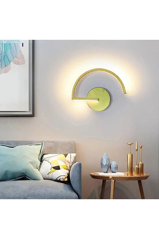 Alex Modern Tasarım Eskitme Renk Gün Işığı Ledli Banyo - Mutfak - Salon Ledli Duvar Aplik - 1