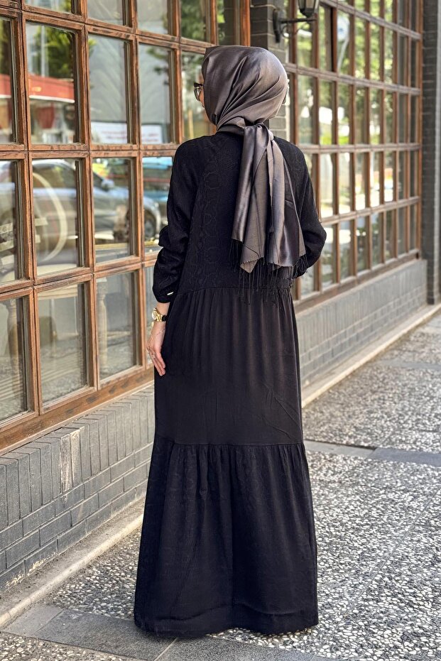 Elbise 7033 Siyah - 4