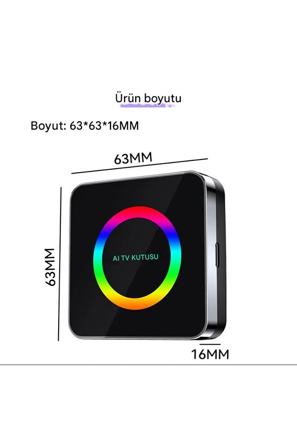 YouTube Video CarPlay Android Auto Modülü 4GB RAM 64GB ROM WiFi Android 13 AI Box Netflix Türkçe - 4