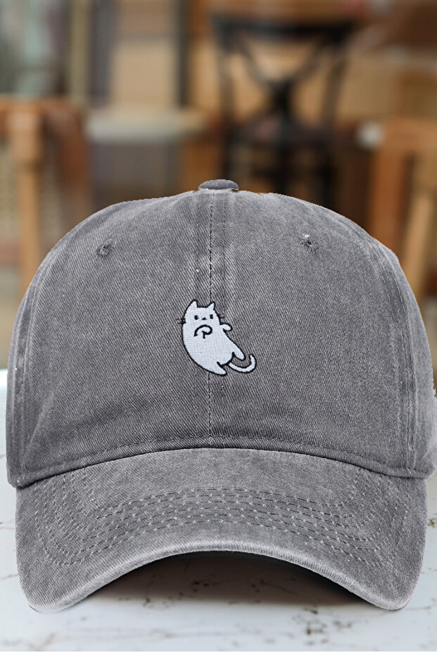 Flying Cat Tumbled Hat - 1