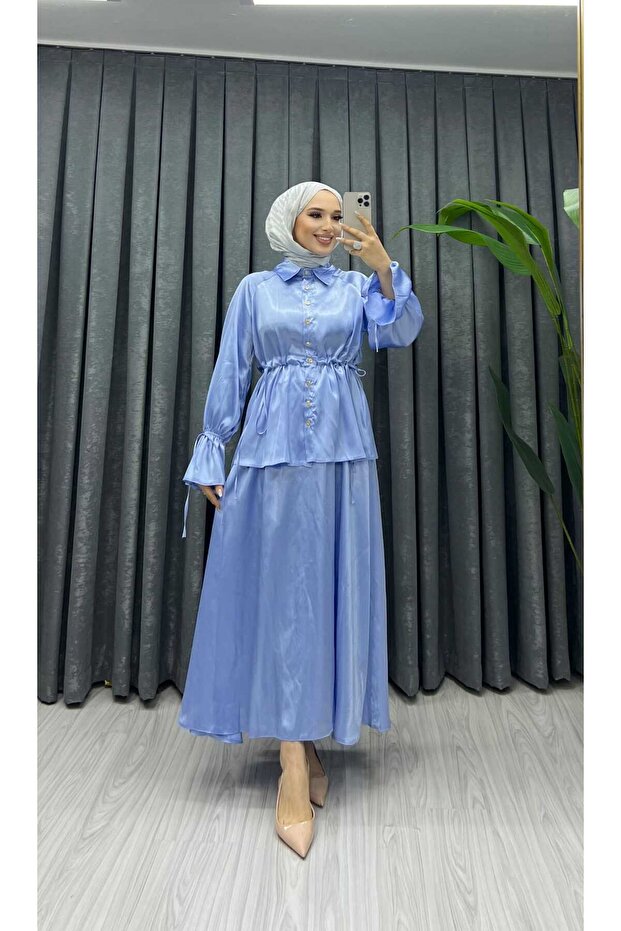 SET FUSTA SATIN JACQUARD - 1